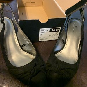 Black suede dress shoes